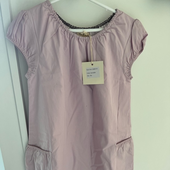 olive juice kids Other - NWT size 8 Olive Juice Kids lavender cotton poplin dress.